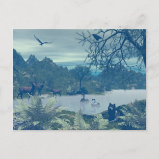 Uitbarsting van Natuur Briefkaart