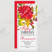 Uitbarsting van Rode Uitnodiging (Voorkant / Achterkant)