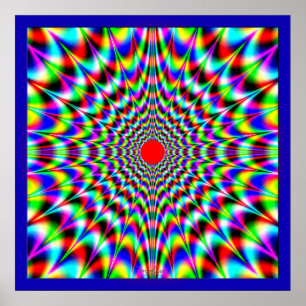 Uitbarsting van uitstralende fractuur poster