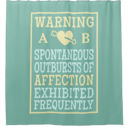 Uitbarstingen van Aangepaste monogram van de Aanpa Douchegordijn