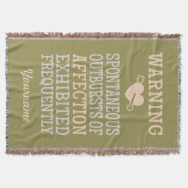 Uitbarstingen van Aangepaste werving werpen deken