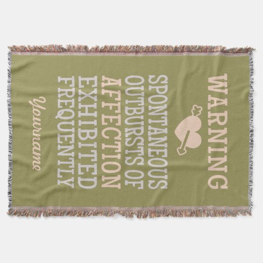 Uitbarstingen van Aangepaste werving werpen deken (Voorkant)