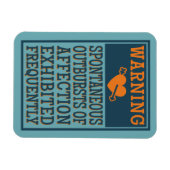 Uitbarstingen van Affection magnet Magneet (Horizontaal)