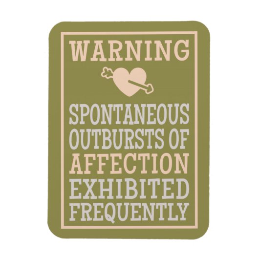Uitbarstingen van Affection magnet Magneet (Verticaal)