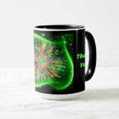 Uitbarstingen van Bright Light Coffee Mok (Voorkant rechts)