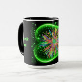 Uitbarstingen van Bright Light Coffee Mok (Voorkant links)