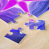 Uitbarstingen van kerstspirit art legpuzzel (Zijkant)