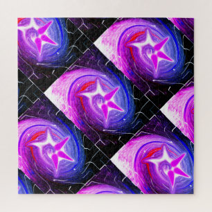 Uitbarstingen van kerstspirit art legpuzzel