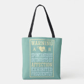 Uitbarstingen van speciale monogram-zakken tote bag (Achterkant)