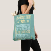 Uitbarstingen van speciale monogram-zakken tote bag (Dichtbij)