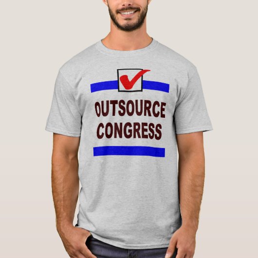 Uitbesteden Congres T-shirt (Voorkant)