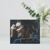 Uitbewerkbare unieke fotosjabloonindeling voor col (Staand voorkant)