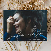 Uitbewerkbare unieke fotosjabloonindeling voor col aankondiging