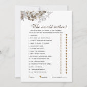 Uitbewerkbare vragen Rustige Vrijgezellenfeest gam Kaart (Voorkant)