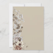 Uitbewerkbare vragen Rustige Vrijgezellenfeest gam Kaart (Achterkant)