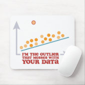 Uitbijter statistieken muismat (Met muis)