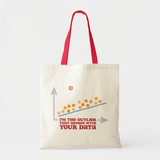 Uitbijter statistieken tote bag (Voorkant)