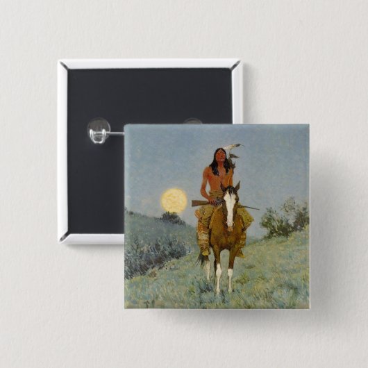 Uitbijter Vierkante Button 5,1 Cm (Voorkant /achterkant)