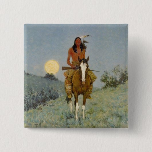 Uitbijter Vierkante Button 5,1 Cm (Voorkant)