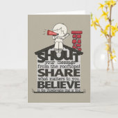 Uitblinken van de daken kaart (Gele Bloem)