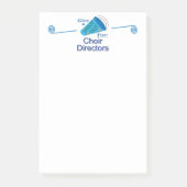 Uitblinken voor koor-directeurs post-it® notes (Voorkant)