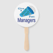 Uitblinken voor managers handwaaier (Achterkant)