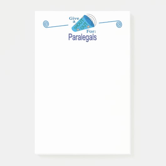 Uitblinken voor paralegals post-it® notes (Voorkant)