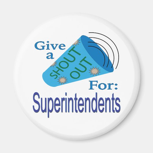 Uitblinken voor Superintendenten Magneet (Voorkant)