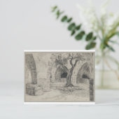 Uitbouw van het Armeense Convent Jeruzalem Briefkaart (Staand voorkant)