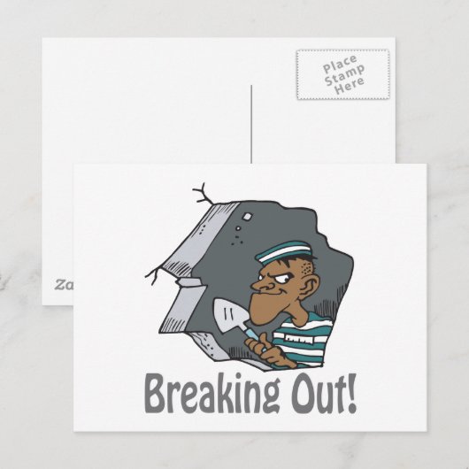 Uitbraak Briefkaart (Voorkant / Achterkant)