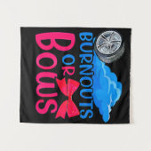 Uitbranders of Boogjes Geslacht Reveal feest mama Wandkleed (Voorkant (horizontaal))