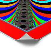 Uitbreidbaar zwart poster (Hoek)