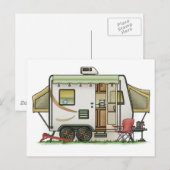 Uitbreidbare hybride aanhangwagen briefkaart (Voorkant / Achterkant)