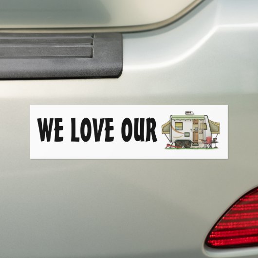 Uitbreidbare hybride aanhangwagen bumpersticker (Op auto)