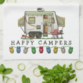 Uitbreidbare hybride aanhangwagen theedoek (Gevouwen)