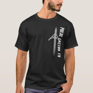Uitbreidbare pulsfactortelevisie t-shirt