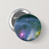 Uitbreidende Bubbel Hemelruimte Foto Ronde Button 5,7 Cm (Voorkant /achterkant)