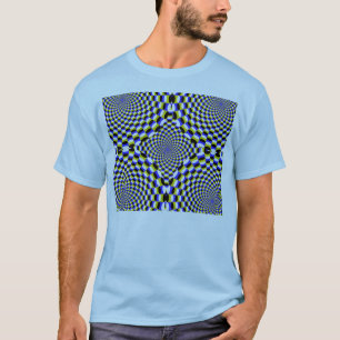 Uitbreidende optische illusie t-shirt