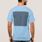 Uitbreidende optische illusie t-shirt (Achterkant)