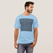 Uitbreidende optische illusie t-shirt (Voorkant volledig)