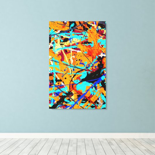 Uitbreiding Canvas Afdruk (Insitu (Houten vloer))
