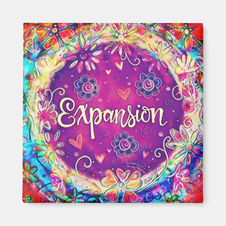 Uitbreiding Fun Floral Moderne Inspirivity Magneet