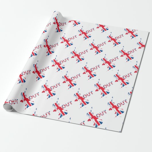 UITBREIDING UNION JACK CADEAUPAPIER (Uitgerold)