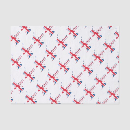 UITBREIDING UNION JACK TISSUEPAPIER (Voorkant)