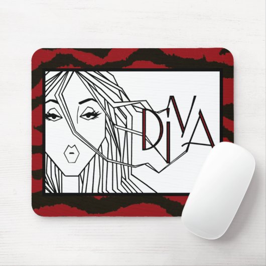 "Uitbreidingen van DIVAtude" Muismat (Met muis)