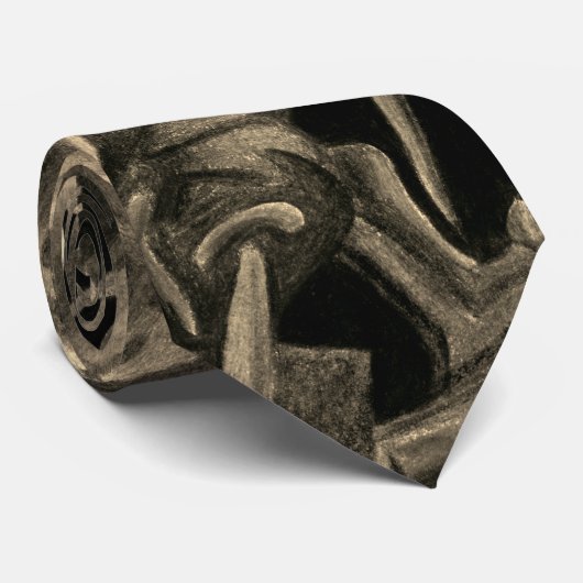 Uitbuiting van denkbeelden stropdas (Opgerold)