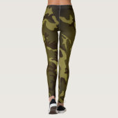 Uitbundig Sassy Girl Sexy Mocha Camo Leggings (Achterkant)