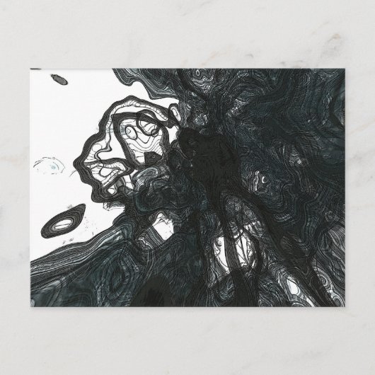 uitbundigheid briefkaart (Voorkant)