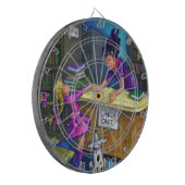 Uitchecken bibliotheek dartbord (Voorkant Links)