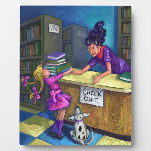 Uitchecken bibliotheek fotoplaat (Voorkant)